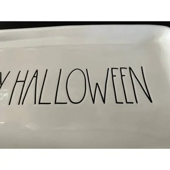 Rae Dunn 2017 Happy Halloween Platter - Picture 4 of 4